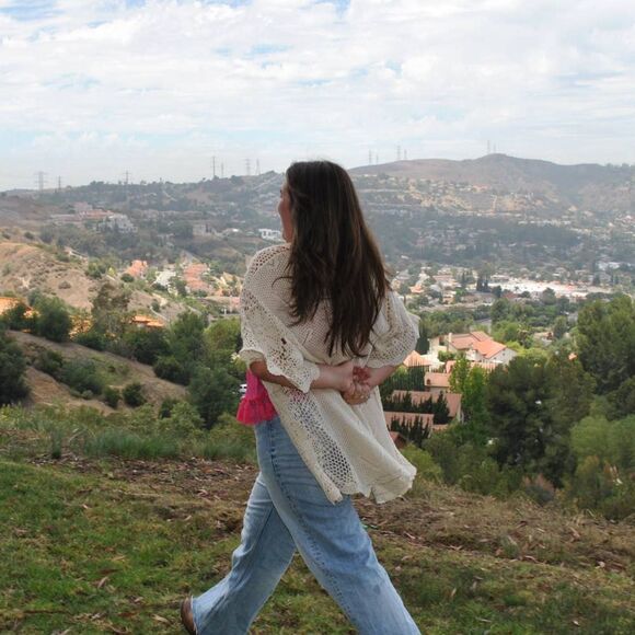 Handmade Crochet Cardigan- M/L (no size tag) - Picture 7 of 7